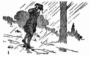 raining hard on Franklin